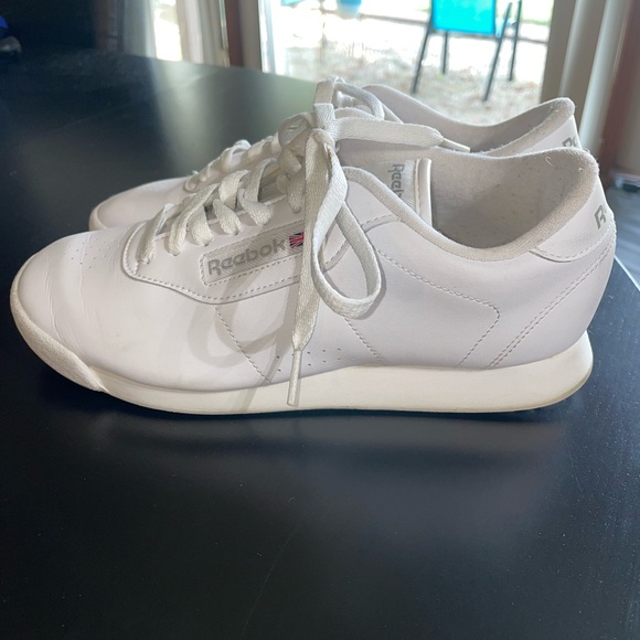 Reebok Women's Princess Sneakers Comfy Walking Tennis Shoes classic white sz 6.5 - Picture 4 of 8